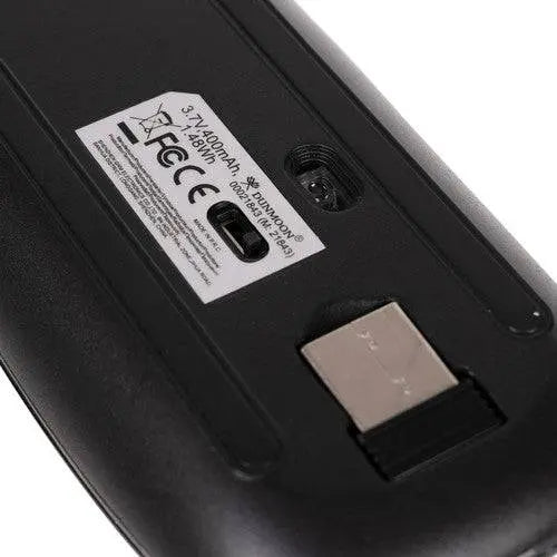 Mouse wireless Ultra - Subtire, Silentios, Reincarcabil, Negru - Cumpara24