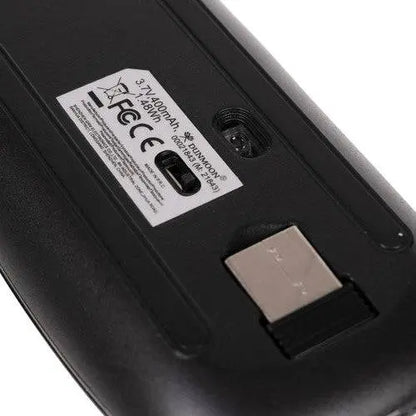Mouse wireless Ultra - Subtire, Silentios, Reincarcabil, Negru - Cumpara24