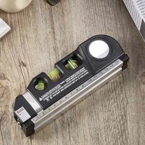Nivela (boloboc) cu 3 Bule, Orizontal sau Vertical, Unghi Drept cu laser, LR 44, 250 cm - Cumpara24