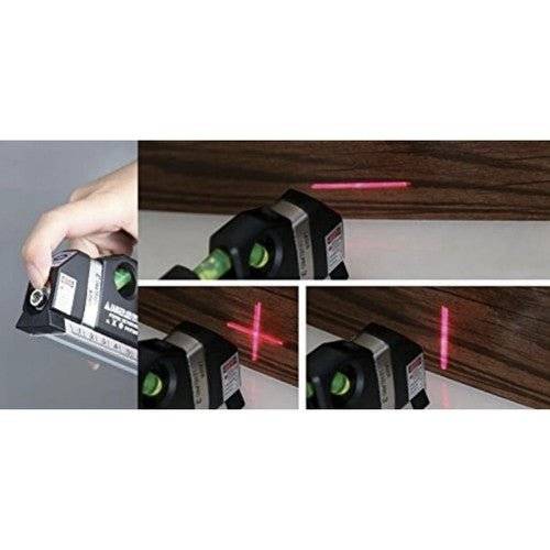 Nivela (boloboc) cu 3 Bule, Orizontal sau Vertical, Unghi Drept cu laser, LR 44, 250 cm - Cumpara24