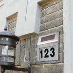 Numar de Casa cu Iluminare Led si Panou Solar - Cumpara24
