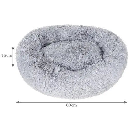 Pat Pentru Animale de Companie, Rotund, Gri - Cumpara24