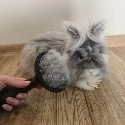 Perie de Par Ergonomica cu Autocuratare pentru Animale de Companie, Negru - Cumpara24