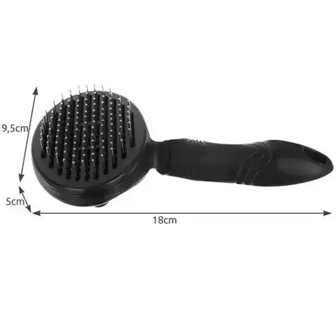 Perie de Par Ergonomica cu Autocuratare pentru Animale de Companie, Negru - Cumpara24