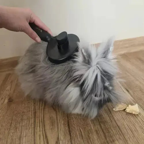 Perie de Par Ergonomica cu Autocuratare pentru Animale de Companie, Negru - Cumpara24