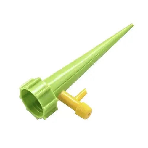Picurator pentru plante, verde, din plastic durabil, compatibil cu sticle de apă pentru irigare automată a florilor și plantelor de grădină.