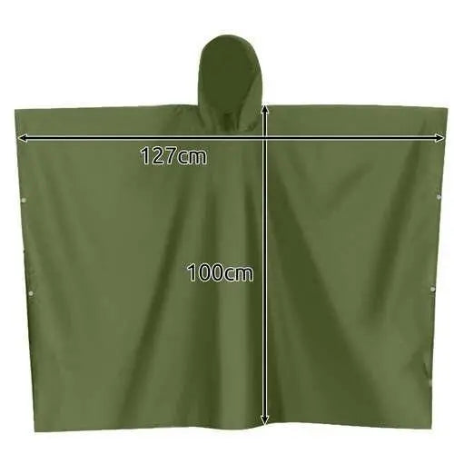 PONCHO VERDE DE PLOAIE - Cumpara24