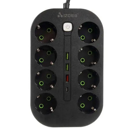 Prelungitor 8 Prize, 3 USB A, 1 USB Tip C, Negru - Cumpara24