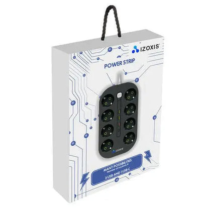 Prelungitor 8 Prize, 3 USB A, 1 USB Tip C, Negru - Cumpara24