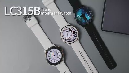 Smartwatch TechGS®, Ecran TFT HD 1.27", Bluetooth 5.2, Monitorizare Cardiaca/Oxigen Sange, 100+ Modele Sportive, Rezistent la Apa IP67, Apeluri Bluetooth, Compatibil Android & iOS, Alb