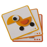 Puzzle din Lemn cu Forme Geometrice Si Animale pentru Gandire Logica, Multicolor - Cumpara24
