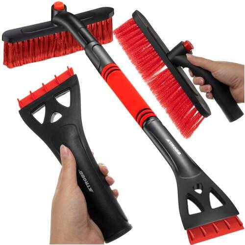 Racleta si Perie Telescopica 2 in 1 pentru Gheata/Zapada, Multicolor - Cumpara24