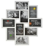 Rama Foto pentru 10 Fotografii 10x15 cm, 54x49 cm, Alb - Cumpara24