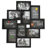 Rama Foto pentru 10 Fotografii 10x15 cm, 54x49 cm, Negru - Cumpara24