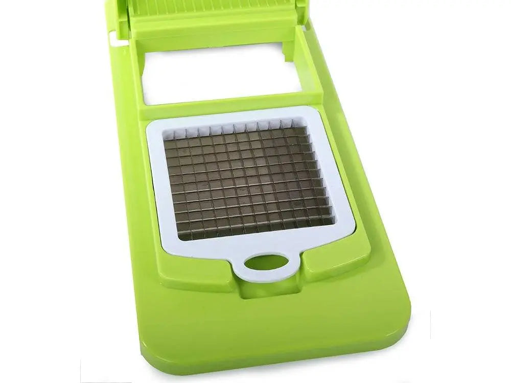 Razatoare Multifunctionala Pentru Fructe si Legume, 7 Accesorii, Recipient 1.5L, Verde - Cumpara24