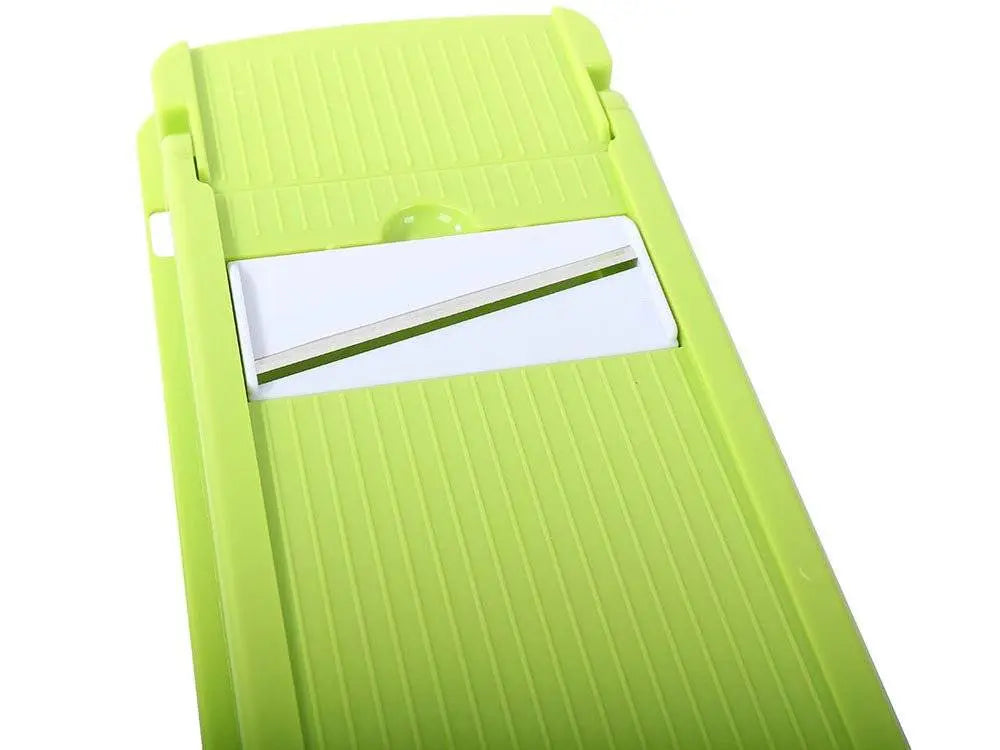 Razatoare Multifunctionala Pentru Fructe si Legume, 7 Accesorii, Recipient 1.5L, Verde - Cumpara24