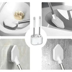 Set 2 Perii Pentru Curatare WC,Alb - Cumpara24