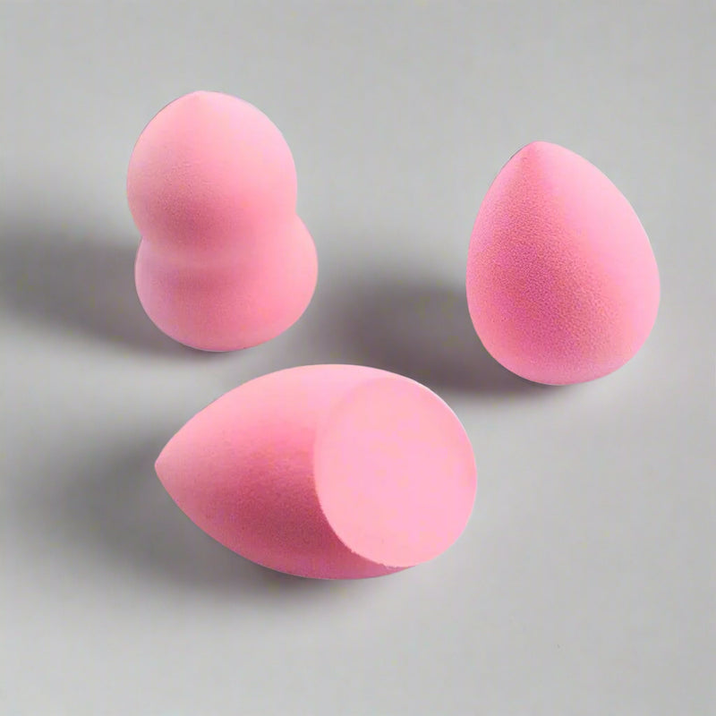 Set 3 Buretei Machiaj Premium Roz - Cumpara24