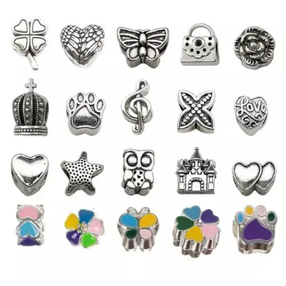 Set 70 Elemente pentru Creare Bratari/Bijuterii pentru Fete, Multicolor - Cumpara24