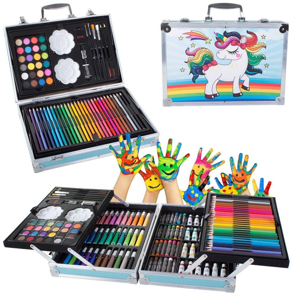 Set Artist 145 Buc Pentru Pictura/Desen, Cutie pentru Depozitat - Cumpara24