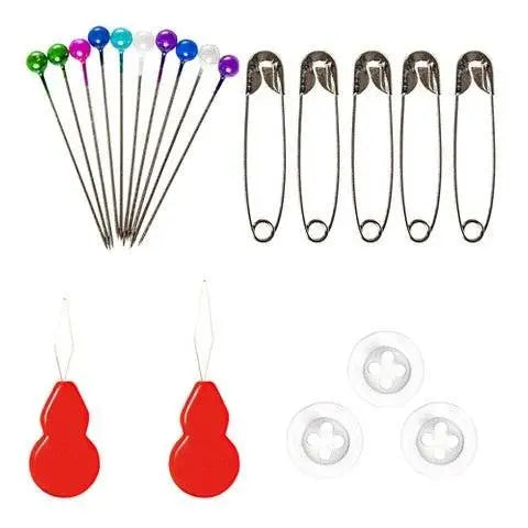 Set Cusut Portabil cu 70 Accesorii, Carcasa Inclusa, Negru - Cumpara24