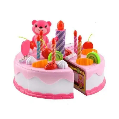 Set de 80 de Piese Tort Aniversare, Plastic, Multicolor - Cumpara24