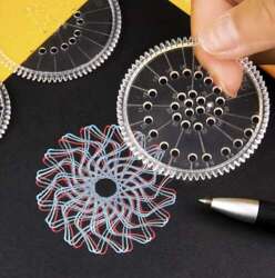 Set de Desen - Spirograf, 22 de Sabloane, 3 Pix - uri Fine, Cauciuc Termoplastic, 9 Coli A4. - Cumpara24