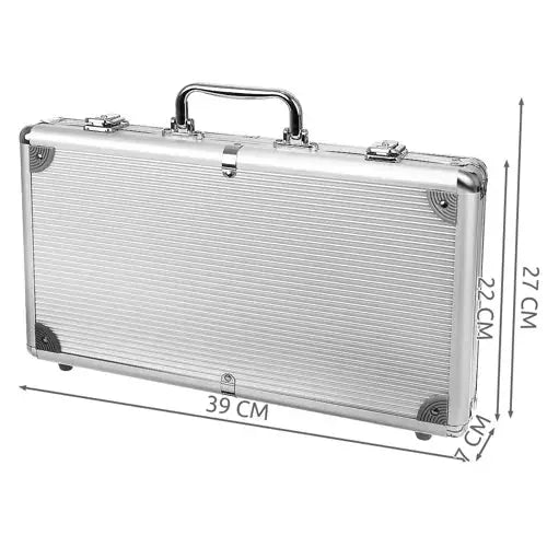 Set De Poker 300 Jetoane cu Servieta de Aluminiu si Accesorii - Cumpara24