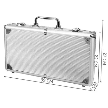 Set De Poker 300 Jetoane cu Servieta de Aluminiu si Accesorii - Cumpara24