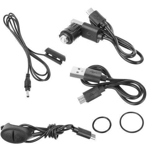 Set Lumina LED pentru Bicicleta Fata + Spate cu Contor si Claxon - Cumpara24