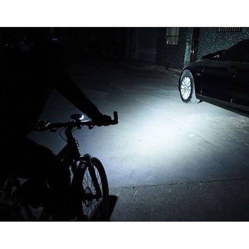 Set Lumina LED pentru Bicicleta Fata + Spate cu Contor si Claxon - Cumpara24