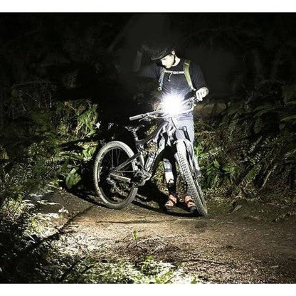 Set Lumina LED pentru Bicicleta Fata + Spate cu Contor si Claxon - Cumpara24