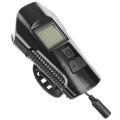 Set Lumina LED pentru Bicicleta Fata + Spate cu Contor si Claxon - Cumpara24