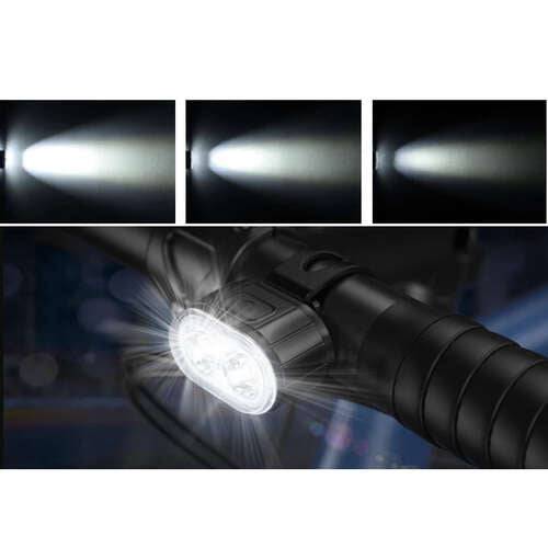 Set Lumini pentru Bicicleta, Far/Stop Fata + Spate cu Led - Cumpara24