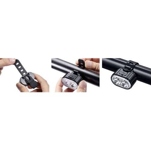 Set Lumini pentru Bicicleta, Far/Stop Fata + Spate cu Led - Cumpara24