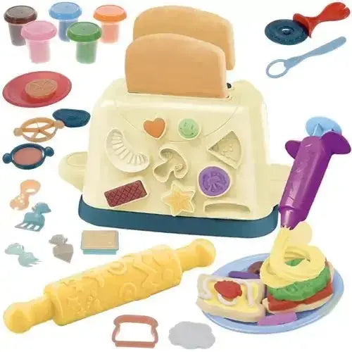Set Plastelina cu Accesorii Multiple, Multicolor - Cumpara24