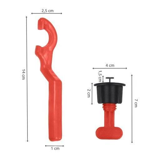 Sistem de Nivelare Faianta/Gresie Set 51 Buc - S14509 - Cumpara24