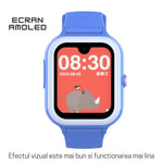 Smartwatch M01 pentru Copii cu GPS si Localizare Spion KidLife, 4G, Albastru - Cumpara24