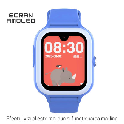 Smartwatch M01 pentru Copii cu GPS si Localizare Spion KidLife, 4G, Albastru - Cumpara24