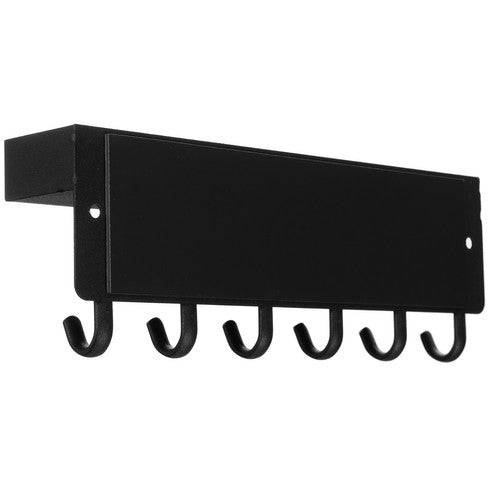 Suport de Baie/Bucatarie/Hol Pentru Haine cu Raft, Negru - Cumpara24