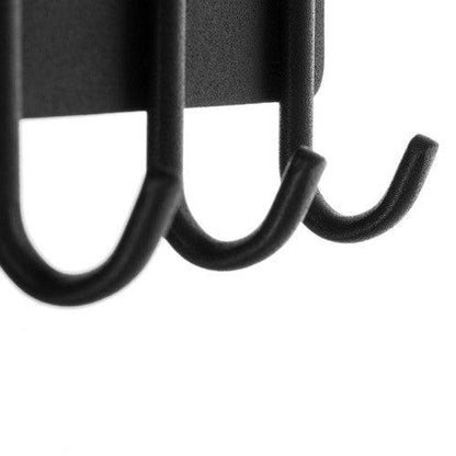 Suport de Baie/Bucatarie/Hol Pentru Haine cu Raft, Negru - Cumpara24