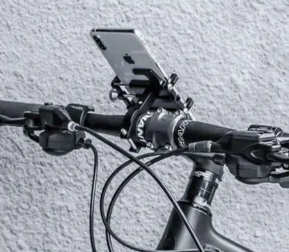 Suport de Bicicleta 2 in 1 pentru Telefon cu Banda Elastica - Cumpara24