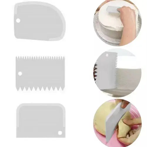 Suport Rotativ Pentru Tort + 3 Spatule Pentru Decorat Tort - Cumpara24