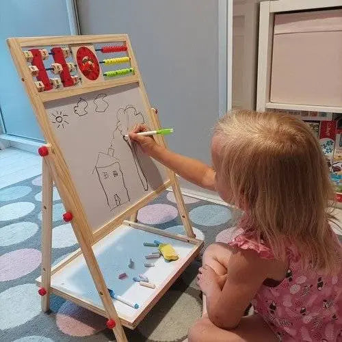 Tabla Dubla 6 in 1 pentru Copii + Accesorii - Cumpara24