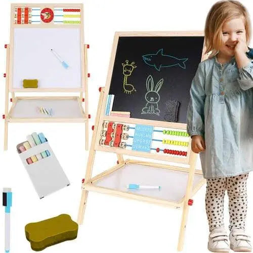 Tabla Dubla 6 in 1 pentru Copii + Accesorii - Cumpara24