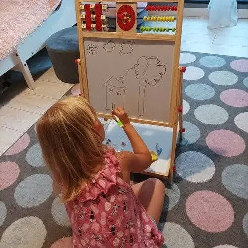 Tabla Dubla 6 in 1 pentru Copii + Accesorii - Cumpara24
