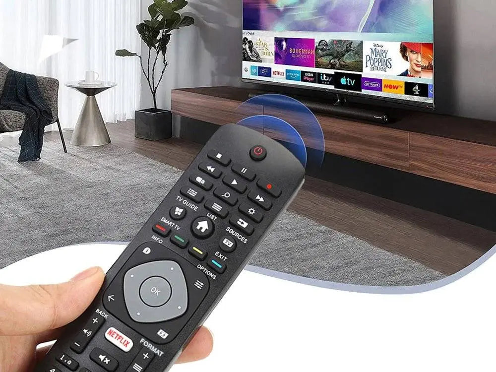 TELECOMANDA UNIVERSALA PENTRU TV SMART 4K UHD PHILIPS NETFLIX - Cumpara24