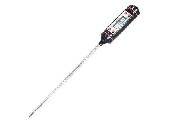 Termometru Digital Pentru Mancare si Lichide TechGS, Afisaj LCD, 23cm Lungime, Oprire Automata, Negru - Cumpara24