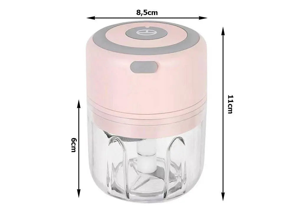 Tocator Electric de Legume, Tocator de Usturoi, Baterie Reincarcabila cu USB - Cumpara24