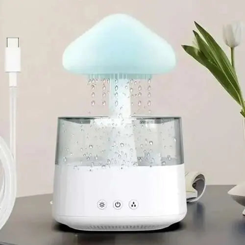 Umidificator de Camera si Lampa de Veghe, Functie de Ploaie - Cumpara24
